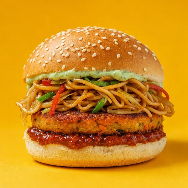 Noodle Nirvana Burger